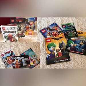 10 LEGO Ninjago Batman Lego Movie Books Guide Activity Book NO Figures No Blocks